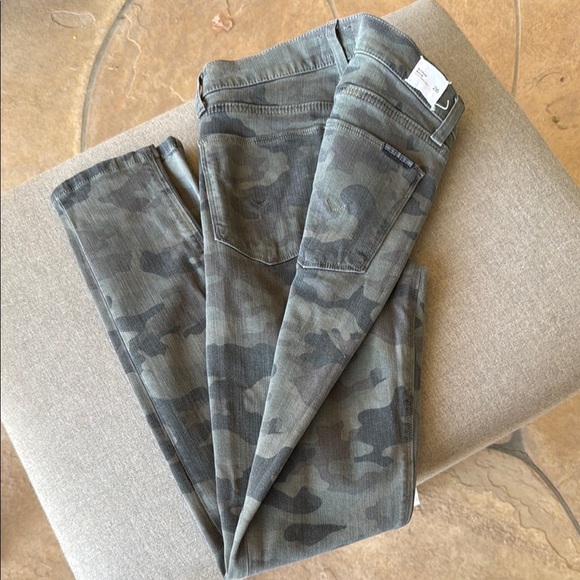 Hudson Midrise Nico Camouflage Super Skinny Ankle Jeans - Picture 1 of 4